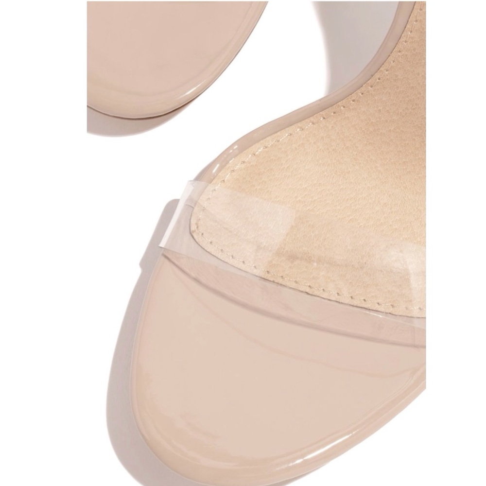 Nude Clear High Heels - Picture 4 of 8